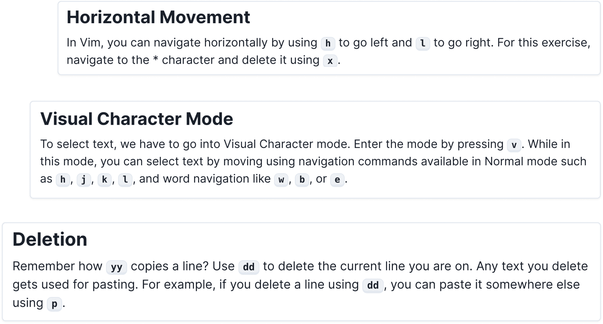 Learn Vim with bite-sized lessons